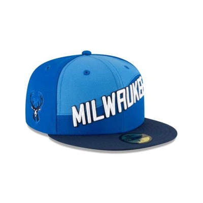 Milwaukee Bucks Gorra | New Era NBA City Edition 59fifty Fitted Cap Mexico - Verdes